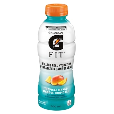 Gatorade Fit Tropical Mango Electrolyte beverage 500 ml, $0.70/100ml