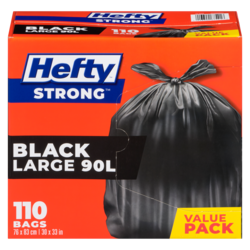 Easyflaps Large Waste Bags Big Value Pack 90 L