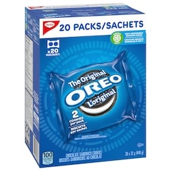 Christie OREO Chocolate Sandwich Cookies, Original Snack Packs