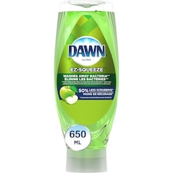 Dawn Ultra EZ-Squeeze Dish Soap, Dishwashing Liquid, Washes Away Bacteria Apple Blossom 650 ml, $0.69/100ml