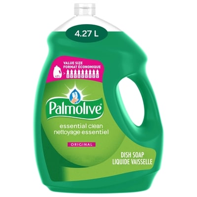 Palmolive Essential Clean Dish Liquid Original Value Size 4.27 l, $0.26/100ml