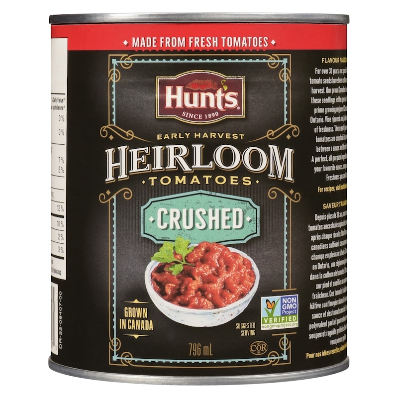 Heirloom Early Harvest Tomatoes Crushed