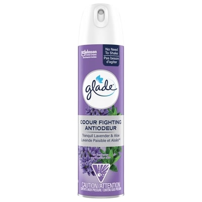 Glade Purificateur d`air en aerosol, Lavande Paisible et Aloès 235 g, 1,83 $/100g