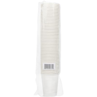 Eco-Packaging 8Oz Paper Hot Cup White 50 ea, $0.09/1ea