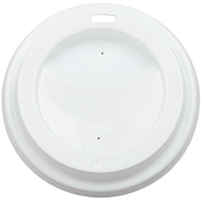 Emballage écologique Couvercle pour  gobelet à boissons chaudes 80 mm, blanc 50 ea, 0,06 $/1ch