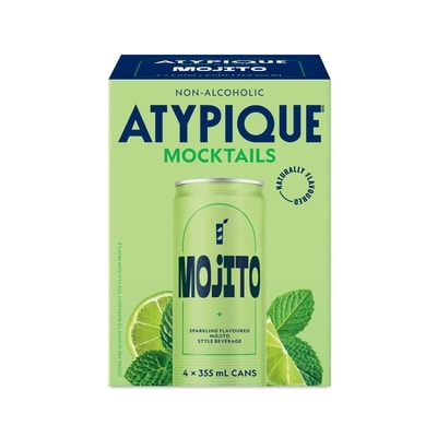 Atypique Non-Alcoholic Cocktail Mojito 4x355.0 ml, $0.70/100ml