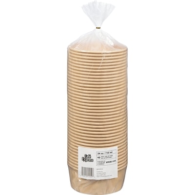 null Kraft Bowl 24 oz 40 ea, $0.25/1ea