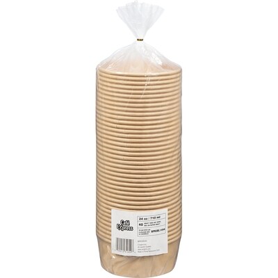 null Bol kraft 24 oz 40 ea, 0,25 $/1ch