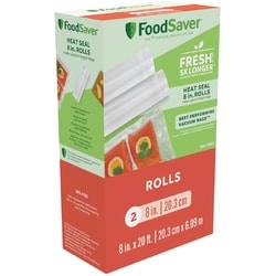 8" x 20’ Vacuum Seal Rolls, 2 Pack