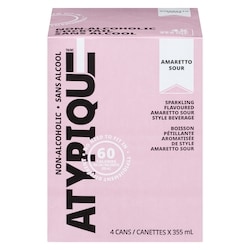 Atypique Cocktail sans alcool amaretto sour 4x355.0 ml, 0,56 $/100ml