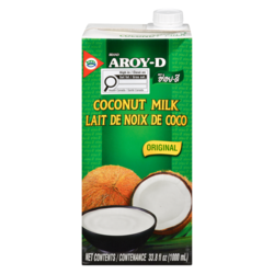 Aroy D Original lait de noix de coco 1000 ml, 0,35 $/100ml