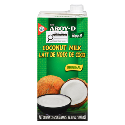 Aroy D Original lait de noix de coco 1000 ml, 0,35 $/100ml