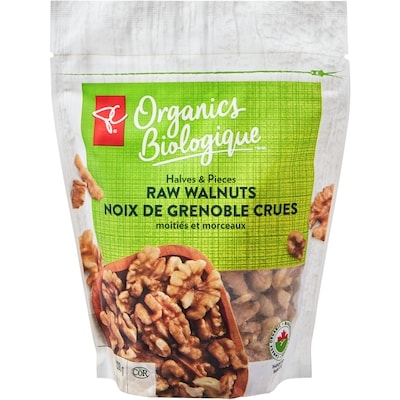 PC Organics Raw Walnut Halves & Pieces 200 g, $4.25/100g