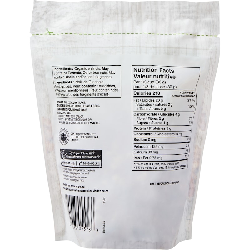 Raw Walnut Halves & Pieces