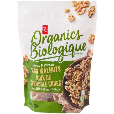 PC Biologique Noix de Grenoble moitiés et morceaux 200 g, 4,25 $/100g