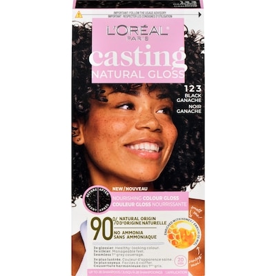 L'Oreal Paris Casting Natural Gloss Demi-permanent, 123 Black Ganache 1 ea, $15.99/1ea