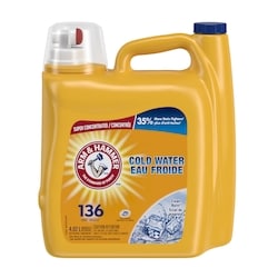 Cold Water Laundry Detergent Liquid Soap, Clean Burst, 136 Loads