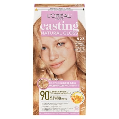 L'Oreal Paris Casting Natural Gloss Demi-permanent,923 Vanilla Lightest Blonde 1 ea, $11.00/1ea