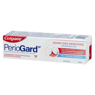 Dentifrice Colgate PerioGard Soins des gencives + Sensibilité