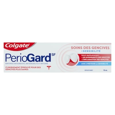 Dentifrice Colgate PerioGard Soins des gencives + Sensibilité