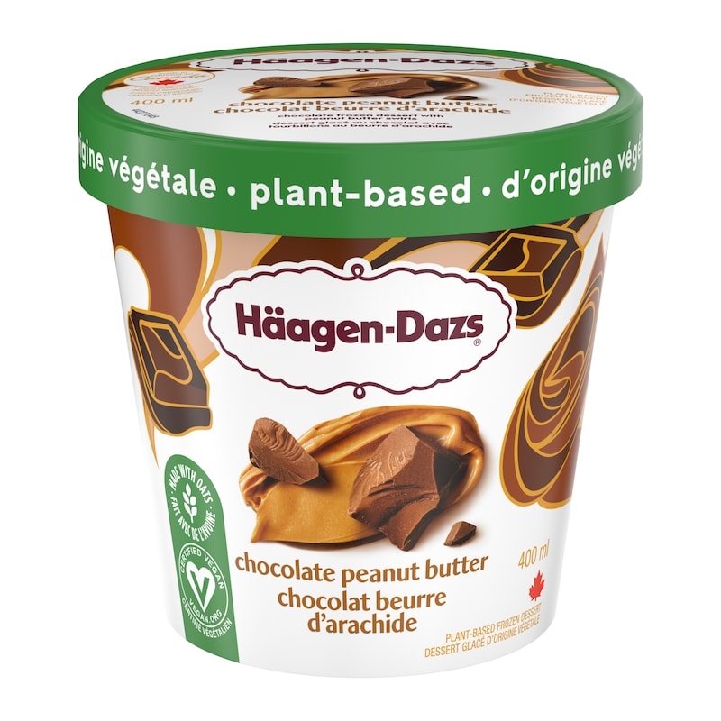 Haagen Dazs Plant-based Chocolate Peanut Butter Frozen Dessert
