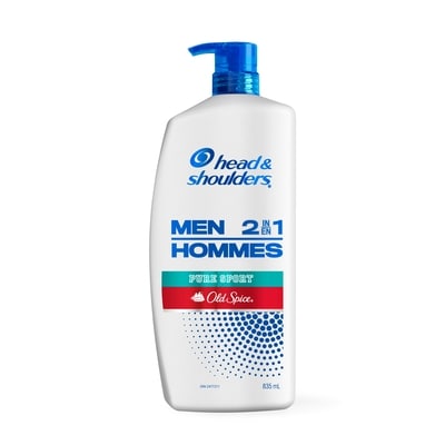 Head & Shoulders Shampooing et revitalisant 2 en 1 Pure Sport 835 ml, 2,03 $/100ml