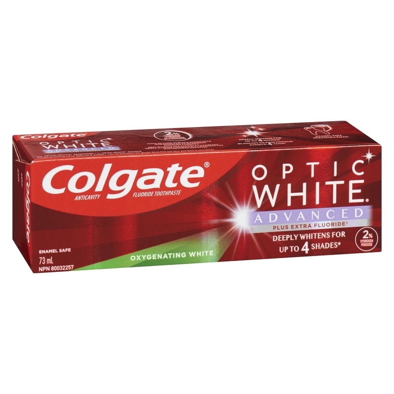 Optic White Advanced Teeth Whitening Toothpaste, Oxygenating White