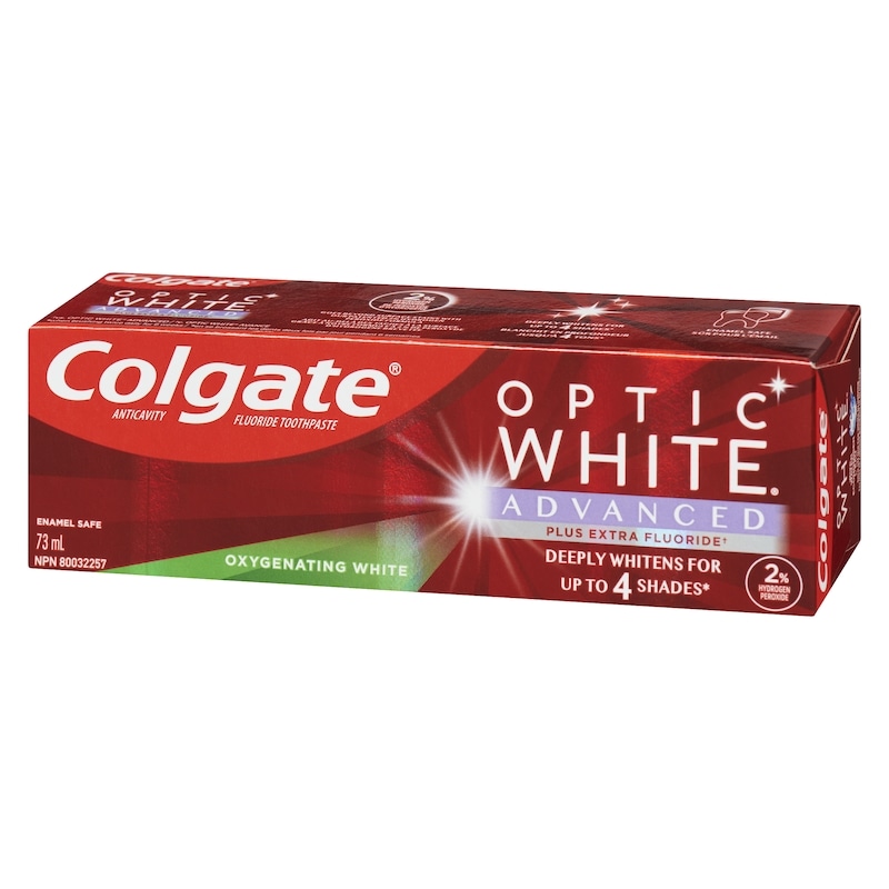Optic White Advanced Teeth Whitening Toothpaste, Oxygenating White