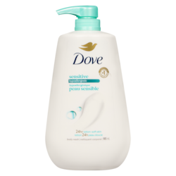 Dove Body Wash with Pump Hypoallergenic 905 ml, $1.88/100ml