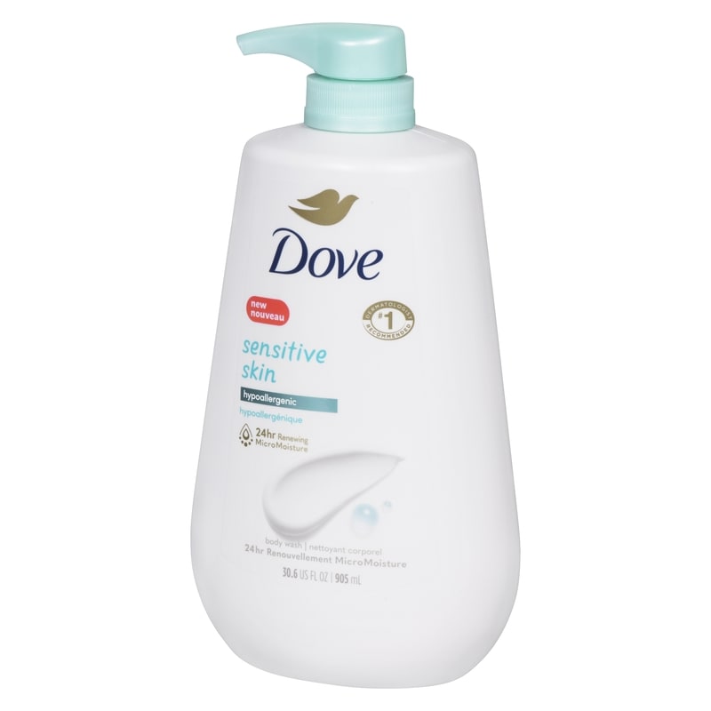 Body Wash with Pump Hypoallergenic 