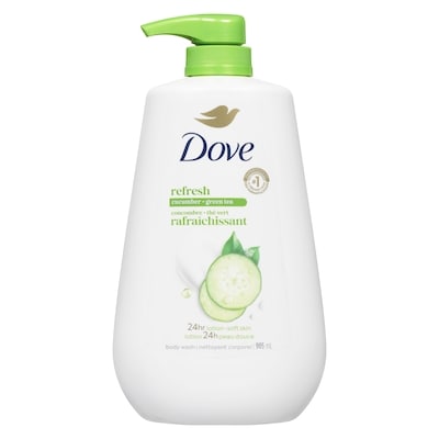 Dove Body Wash with Pump Refresh Cucumber and Green Tea 905 ml, $1.99/100ml