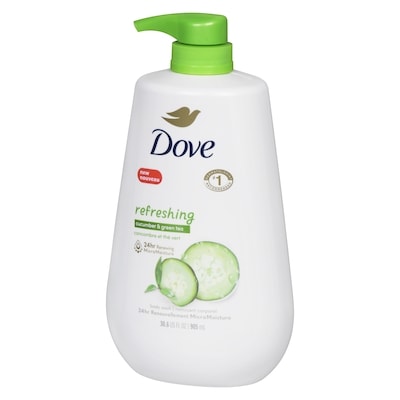 Body Wash with Pump Refresh Cucumber and Green Tea