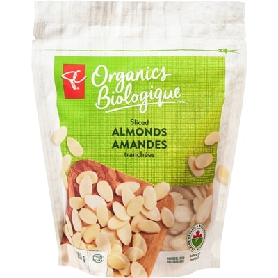 PC Biologique Amandes tranchées 200 g, 4,75 $/100g