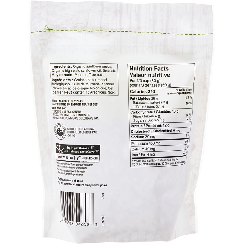 Dry-Roasted Salted Sunflower Seeds