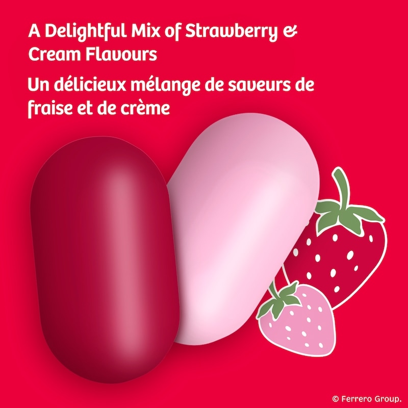 Mints, Strawberry and Cream, Mint Candy, 60 Pills