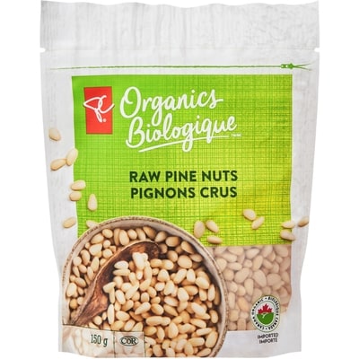 PC Organics Raw Pine Nuts 150 g, $8.67/100g