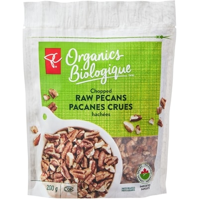 PC Organics Chopped Raw Pecans  200 g, $4.50/100g