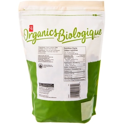 Organic Whole Raw Cashews Club Size