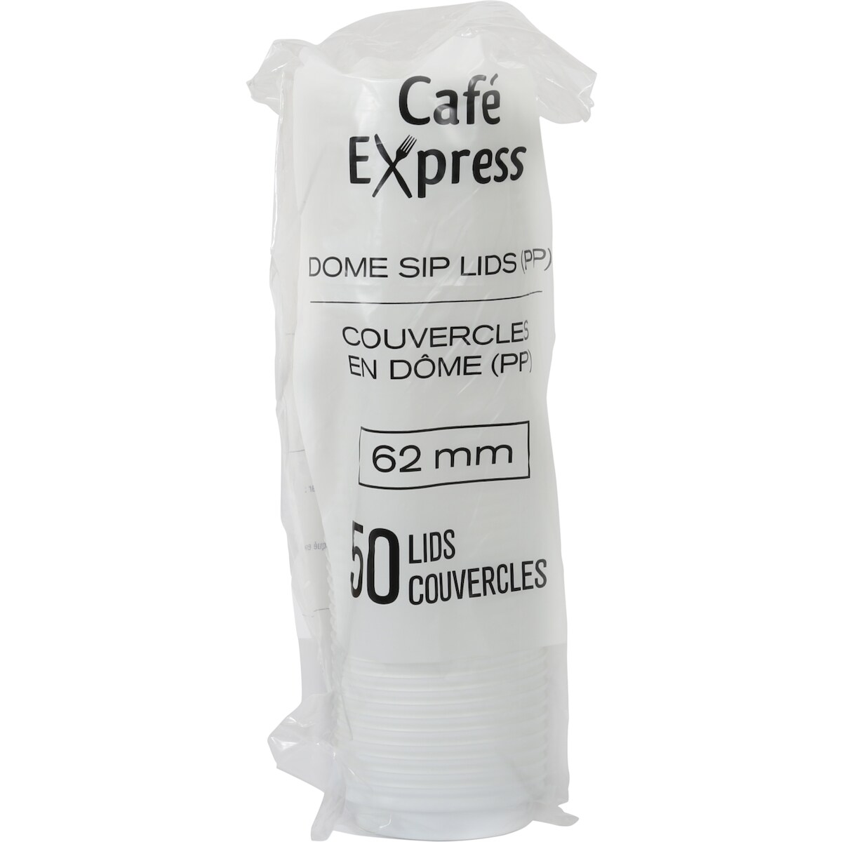 null Couvercle pour boisson en PP 50/Pqt 50 ea, 0,04 $/1ch