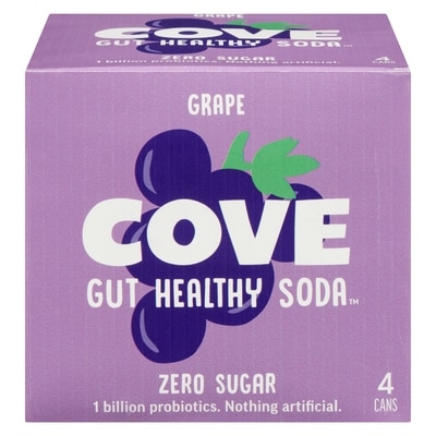 COVE Gut Healthy Soda Grape 4x355.0 ml, $0.67/100ml