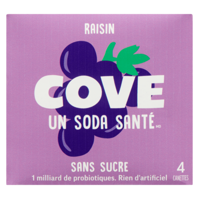 Un soda santé raisin