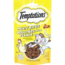 Temptations Meaty Bites Adult Cat Treats, Chicken 43 g, $8.12/100g