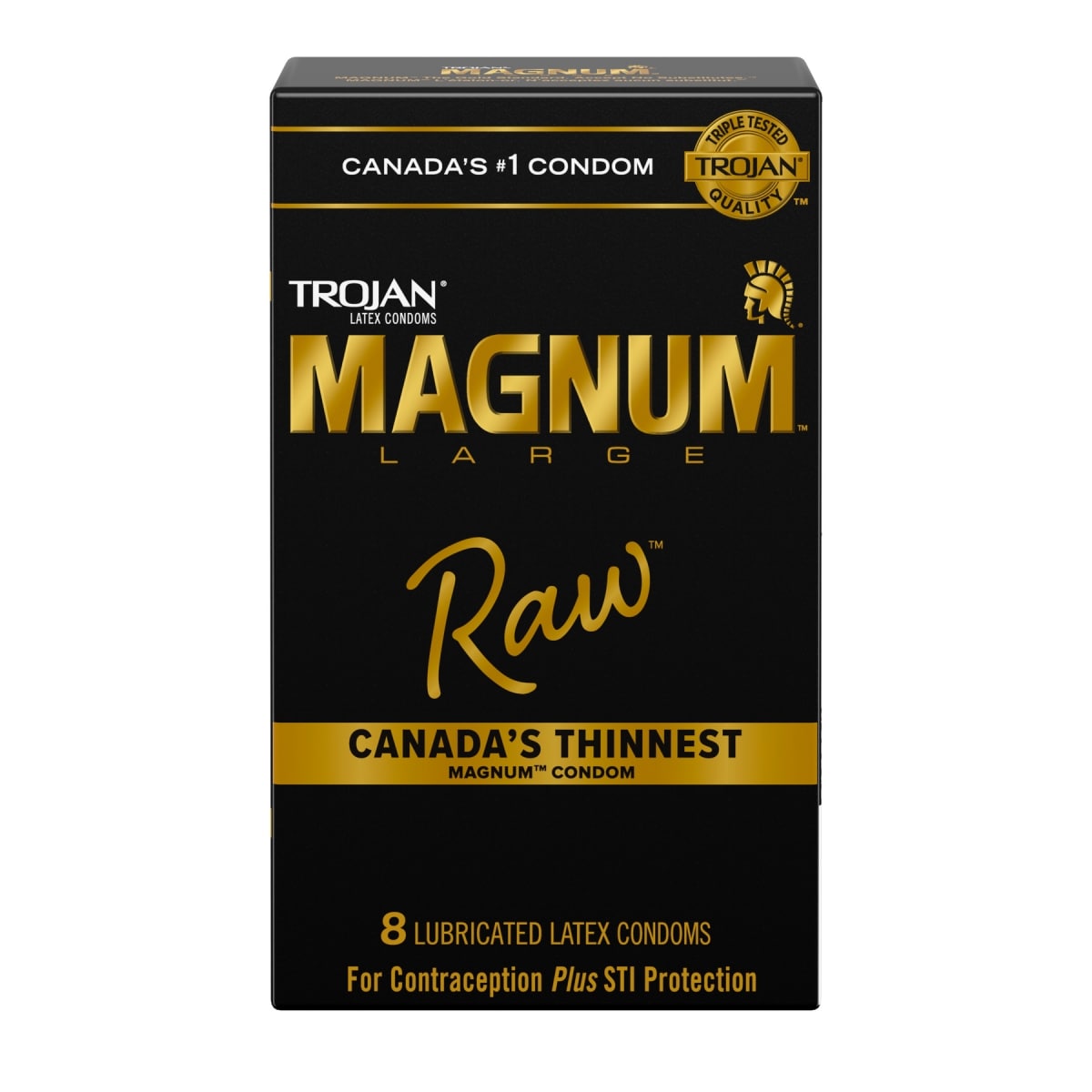 Trojan Magnum Raw Large Size Lubricated Condoms 8 ea, $1.69/1ea
