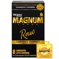 Magnum Raw Large Size Lubricated Condoms