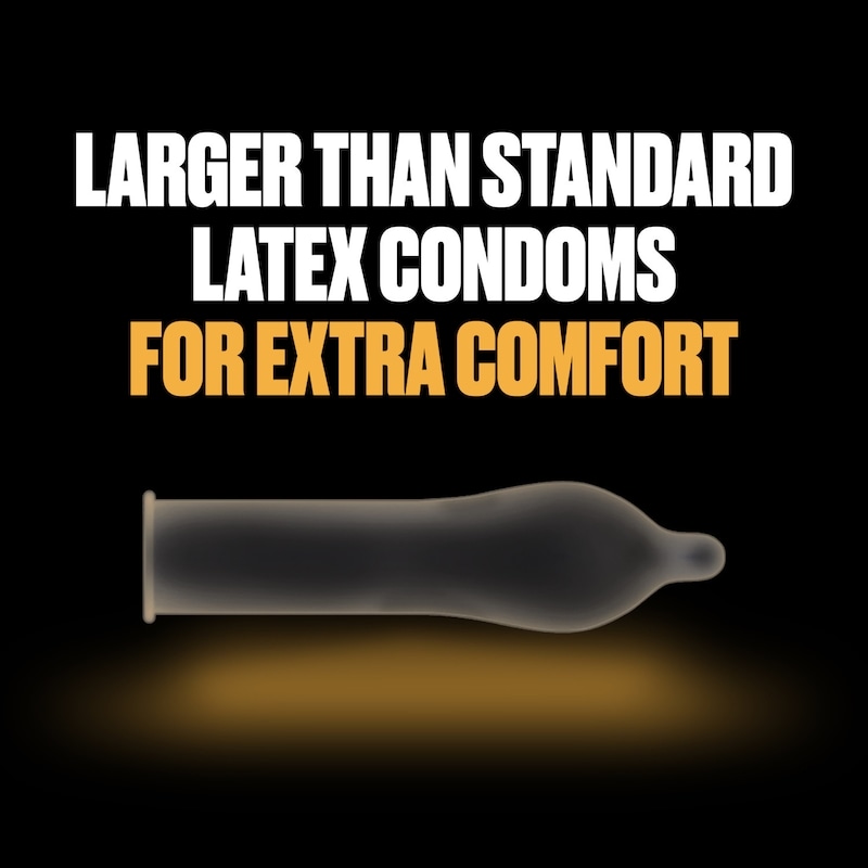 Magnum Raw Large Size Lubricated Condoms