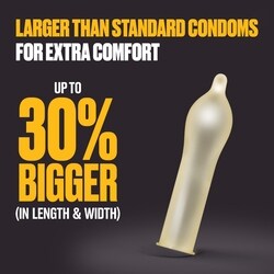 Trojan Magnum Raw Large Size Lubricated Condoms - 8 ea | No Frills Online
