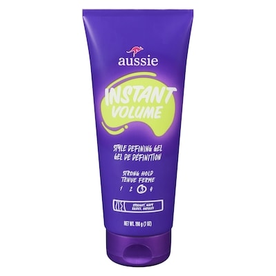 Aussie Instant Volume Style Defining Hair Gel, Hair Styling Gel for Straight Hair and Wavy Hair 198 g, $4.04/100g