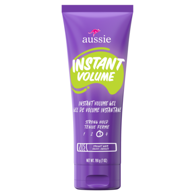 Aussie Gel coiffant pour cheveux raides et ondulés Instant Volume 198 g, 4,04 $/100g