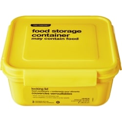 No Name Locking Lid Food Containers 3 Pack 1 ea, $3.00/1ea