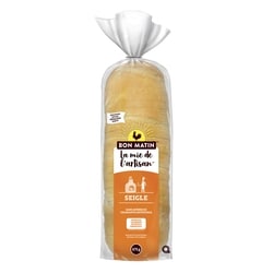 Bon Matin Pain de seigle La mie de l’artisanᴹᶜ 675 g, 0,59 $/100g